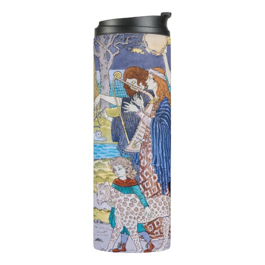 Eugene Grasset - Harmonie decoratief paneel Thermosbeker (Gedraaid links)