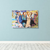 Eugene Grasset - Harmonieus decoratief paneel Canvas Afdruk (Insitu (Houten vloer))