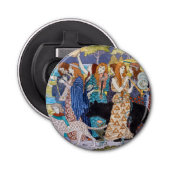 Eugene Grasset - Harmony Decorative Panel Button Flesopener (Voorkant)