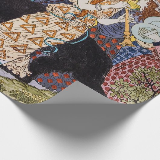 Eugene Grasset - Harmony Decorative Panel Cadeaupapier (Hoek)