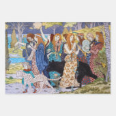 Eugene Grasset - Harmony Decorative Panel Inpakpapier Vel (Voorkant 2)