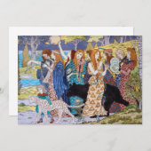 Eugene Grasset - Harmony Decorative Panel Kaart (Voorkant / Achterkant)