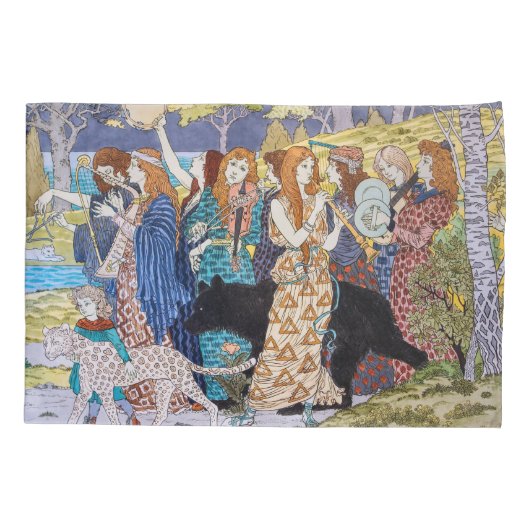 Eugene Grasset - Harmony Decorative Panel Kussensloop (Achterkant)