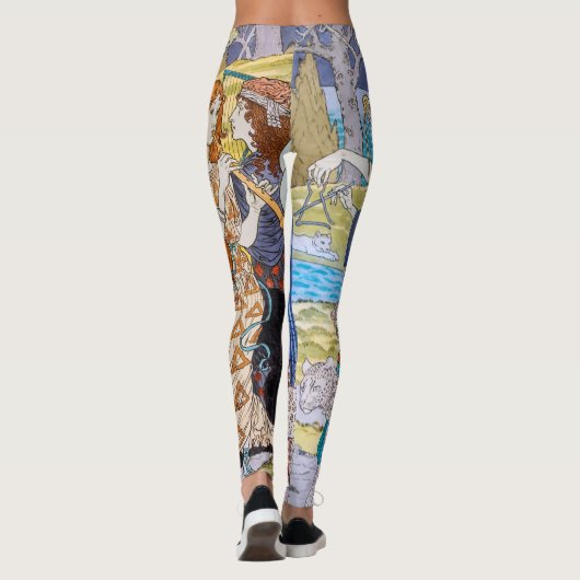 Eugene Grasset - Harmony Decorative Panel Leggings (Achterkant)