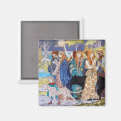 Eugene Grasset - Harmony Decorative Panel Magneet (Voorkant / Achterkant)