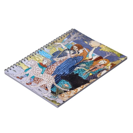 Eugene Grasset - Harmony Decorative Panel Notitieboek (Linkerzijde)