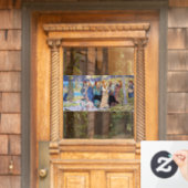 Eugene Grasset - Harmony Decorative Panel Raamsticker (Huis Deur)