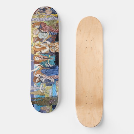 Eugene Grasset - Harmony Decorative Panel Skateboard (Voorkant)