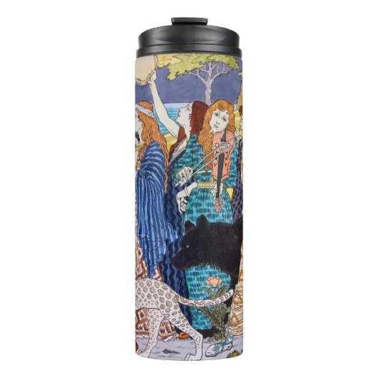 Eugene Grasset - Harmony Decorative Panel Thermosbeker (Voorkant)