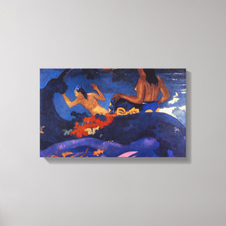 Eugène Henri Paul Gauguin - Fatata Te Miti Canvas Afdruk