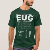 Eugene Mahlon Sweet Field Airport EUG T-Shirt (Devant)