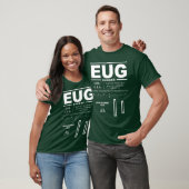 Eugene Mahlon Sweet Field Airport EUG T-Shirt (Unisexe)