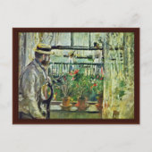 Eugène Manet op het eiland Wight Briefkaart (Voorkant)