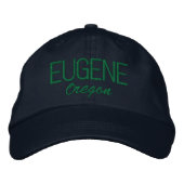 Eugene Oregon Casquette brodé (Devant)