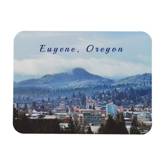Eugene, Oregon Magnet Flexible Magneet (Horizontaal)