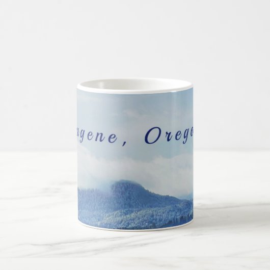 "Eugene, Oregon" Mug de café (Centre)