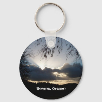 Eugene, Oregon Sunset Sleutelhanger