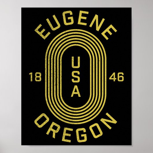 Eugene Oregon VS Poster (Voorkant)