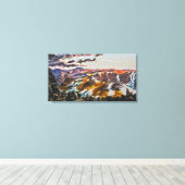 Eugene VON GUÉRard - Mount Townsend (Gewijzigd) Canvas Afdruk (Insitu (Houten vloer))