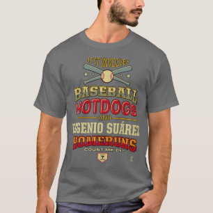 Eugenio Suarez als het gaat om honkbal hotdogs T-shirt