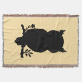 Eule - Scherenschnitt Deken (Voorkant)