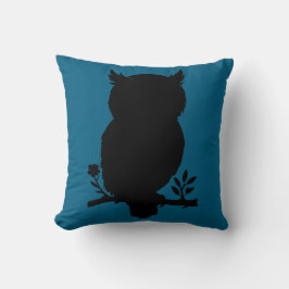Eule - Scherenschnitt Kussen