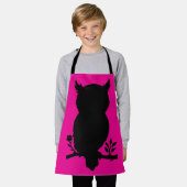 Eule - Scherenschnitt Schort (Gedragen)