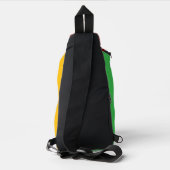 Eule - Scherenschnitt Sling Bag (Achterkant)