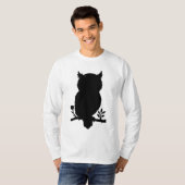 Eule - Scherenschnitt T-shirt (Voorkant volledig)