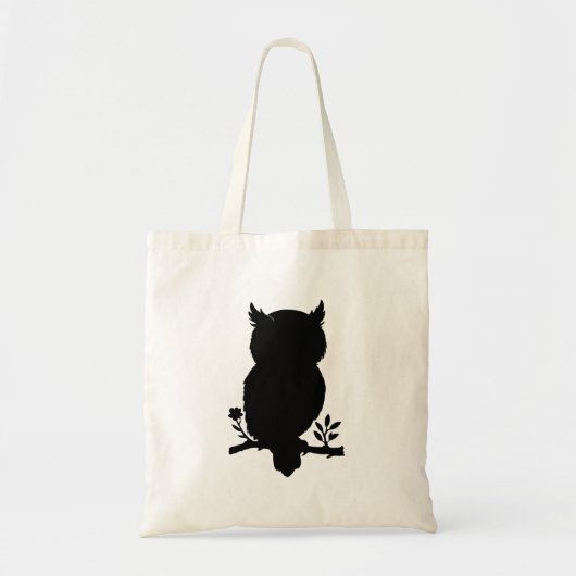 Eule - Scherenschnitt Tote Bag (Voorkant)