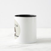 Eule - Zeit zum Entspannen Mok (Midden)