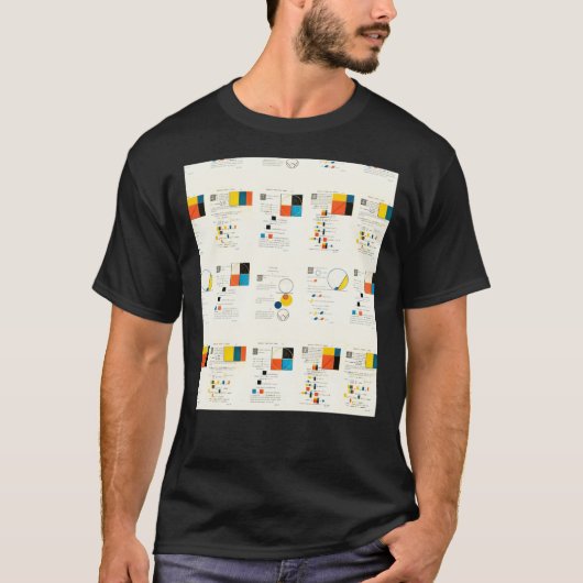 Euler Canvas afdrukken T-shirt (Voorkant)