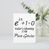 Euler's Identity Briefkaart (Staand voorkant)