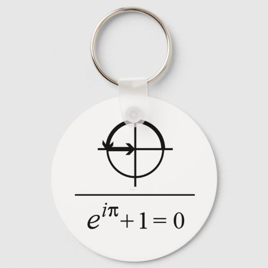 Euler's Identity Sleutelhanger (Voorkant)