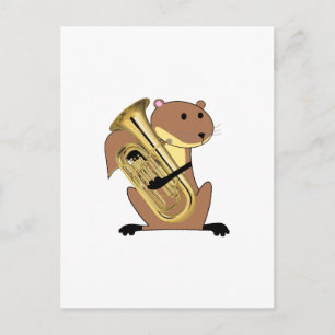 Euphonium afspelen briefkaart