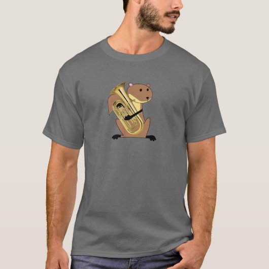 Euphonium afspelen t-shirt (Voorkant)
