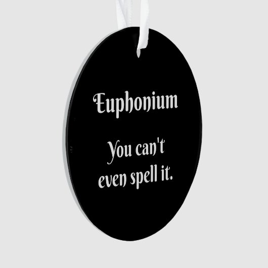 Euphonium Attitude! Ornament (voorkant)