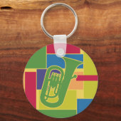 Euphonium Colorblock Sleutelhanger (Voorkant)
