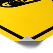 Euphonium Crossing Highway Sign Poster (Hoek)