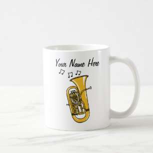 Euphonium Custom Mug Brass Musicien Cadeau