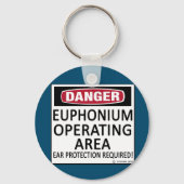 Euphonium in het operatiegebied sleutelhanger (Voorkant)