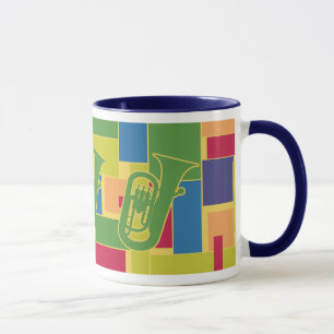 Euphonium Kleurblokken Mok