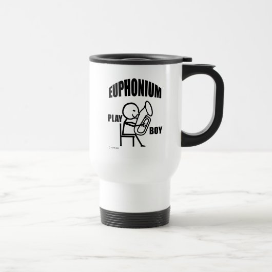 Euphonium Play Boy Travel Mug Reisbeker (Rechts)