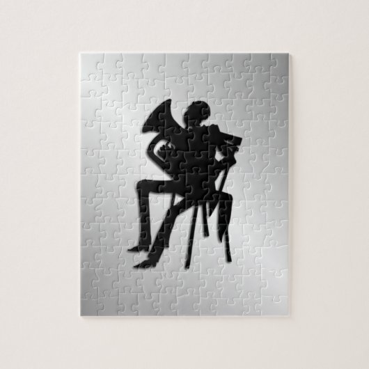 Euphonium Player Legpuzzel (Verticaal)