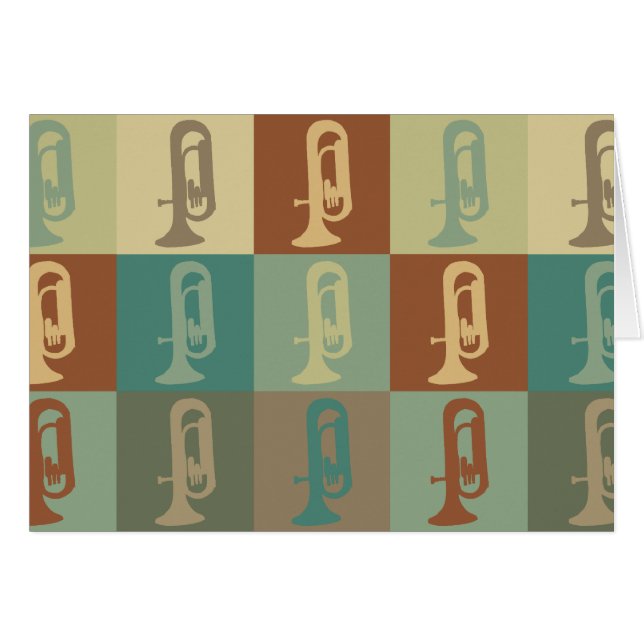 Euphonium Pop Art (Voorkant Horizontaal)