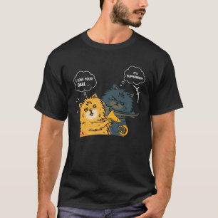 Euphoniumkat slaat op Euphonium T-shirt
