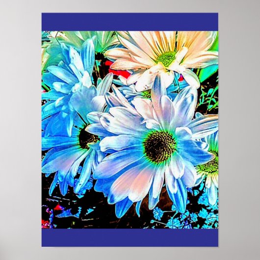 Euphorische Bloemen Poster (Voorkant)