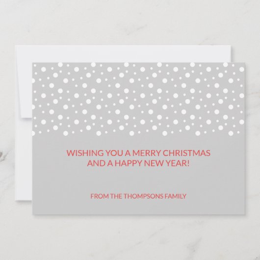 Eurasian Bullfinch Bird Merry kerst Aangepast Feestdagenkaart (Achterkant)