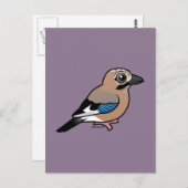 Eurasian Jay Briefkaart (Voorkant / Achterkant)