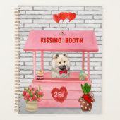 Eurasier Chien Valentine's Day Kissing Booth (Devant)